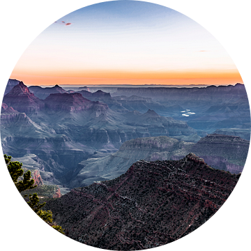Grand Canyon net voordat de zon opkomt van Remco Bosshard