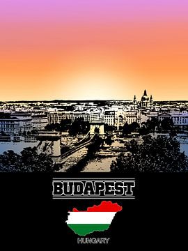 Budapest by Printed Artings