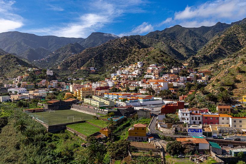 Pueblo de Vallehermoso van Easycopters