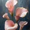 Graceful Petals in Twilight van Bloemen Studio