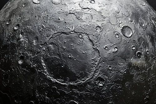 Close-up maanoppervlak