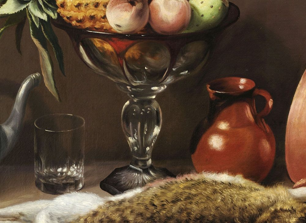 Agustin Arrieta,Stilleven met konijn op canvas, behang, poster en meer