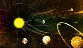 Universum Unendliche Welten Sonnensystem Dalia von Alfio Raciti
