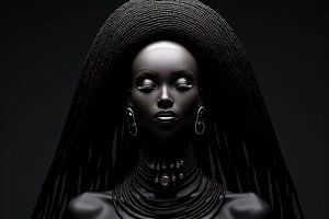Mode et créativité : une odyssée africaine de l'art capillaire sur Karina Brouwer