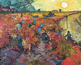 De rode wijngaard bij Arles (Montmajor), Vincent van Gogh