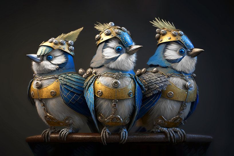 Blue Tit 'Army of Lovers' by Preet Lambon