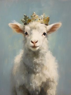 The sheep who imagined themselves to be king by Studio Allee