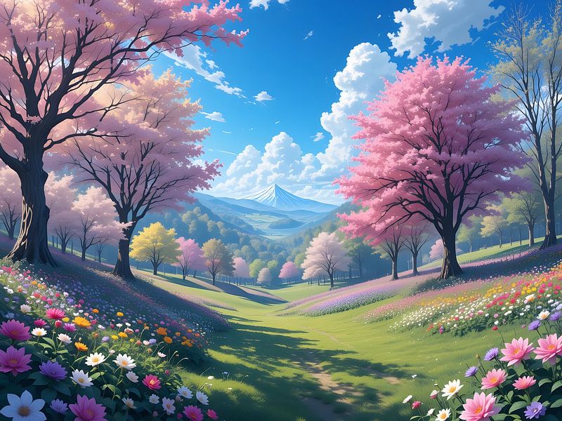Pink flower magic by HorizonArtistry