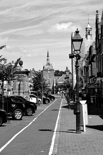 Vianen Utrecht centre-ville Noir et blanc