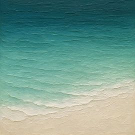 Turquoise Sea by FoXo Art
