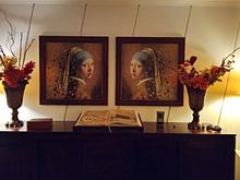 Kundenfoto: Das Mädchen mit dem Perlenohrgehänge - Johannes Vermeer von Lia Morcus, als poster