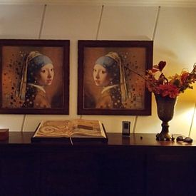 Customer photo: Girl with a Pearl Earring - Johannes Vermeer by Lia Morcus, as poster