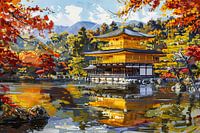 Japanese architecture painting