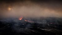 'Fire' at the Fagradalsfjall volcano on Iceland by Eddy Westdijk thumbnail