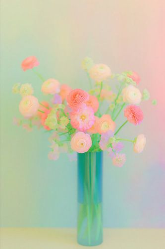A Dreamy Floral Extravaganza in Pastel by Bert Nijholt