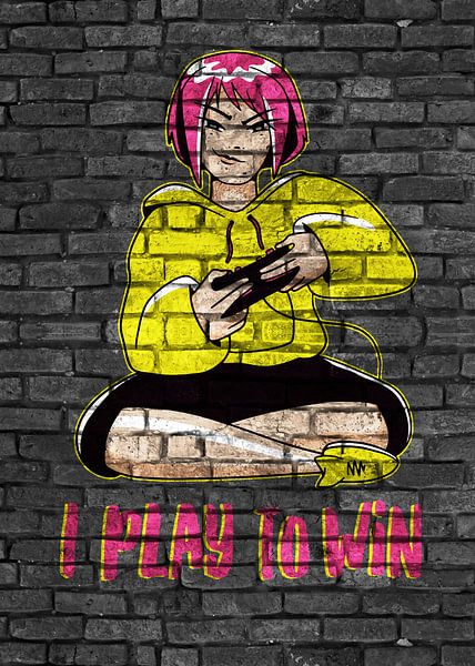 Anime Video I play To Win by KalliDesignShop