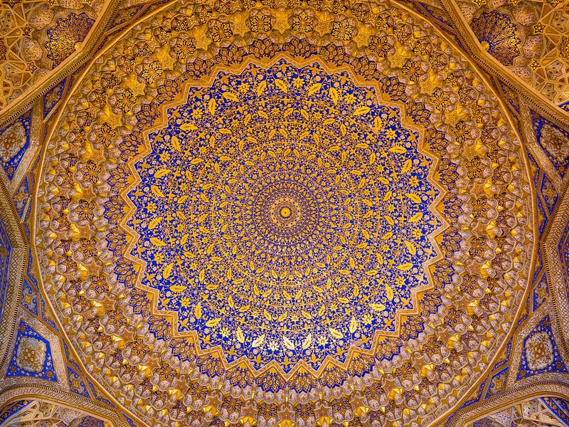 Plafond doré Tilya-Kori Madrasah (4:3) par MAB Photgraphy