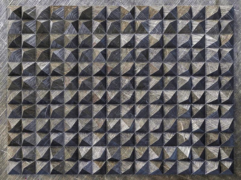 Relief C3 Schwarzer Kunststoff von Frans Blok - Fotos, Kunst und weitere Wanddekoration