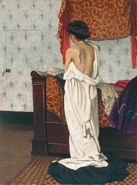 Interior, Nude Seen from Behind, Félix Vallotton
