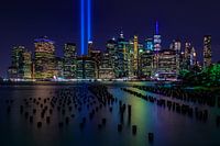 New York City Skyline - 9/11 Tribut im Licht