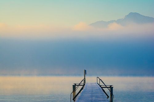 Fog at Chiemsee by Martin Wasilewski