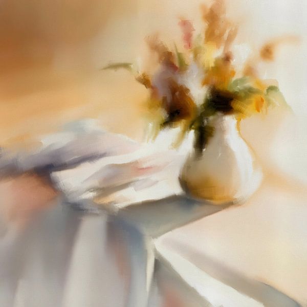Nature morte aux fleurs à l'aube par MadameRuiz