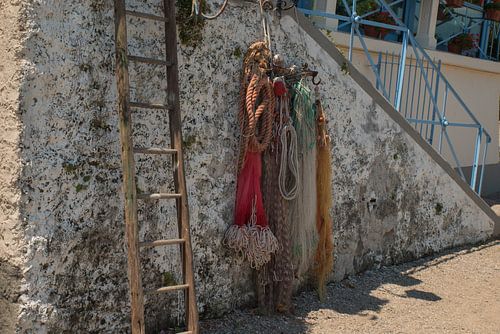 visnetten op het Isola Superiore Dei Pescatori