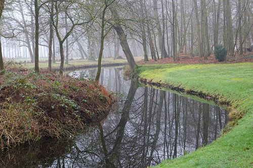 het park van kasteel groeneveld