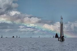 Rainbow over the water