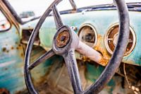 Vintage elegance of vintage car in Solitaire, Namibia