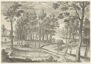Hans Collaert (I), Blick auf die Teiche von Ter Kameren