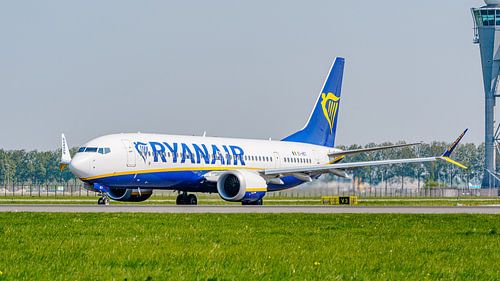 Ryanair-Passagierflugzeug vom Typ Boeing 737 MAX 8.