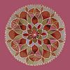 Fleur mandala sur Sonja Tessen