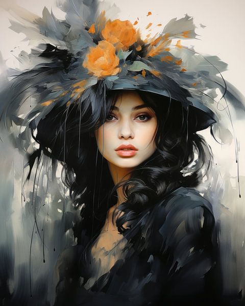 Portrait &quot;Lady in black&quot; by Studio Allee