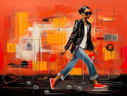 Painting by Basquiat