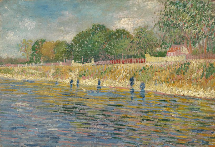 Vincent van Gogh, Oever van de Seine van 1000 Schilderijen