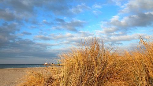 Avondzon in Warnemünde