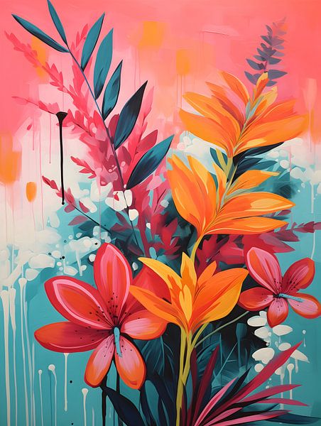 Colourful flowers by Gypsy Galleria