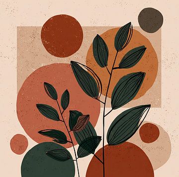 Botanical Leaves by ARTEO Paintings