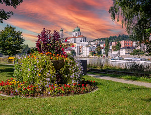 Blick auf den Stephansdom in Passau