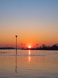 Einde dag... Avondrood. von Foto Arend-Jan