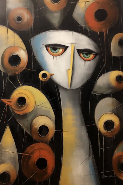 Enigmatic Watcher by Roderick Sebastiaan Art Gallery