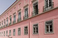 Pink houses Lisbon