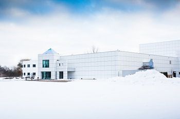 Paisley Park van Prince! in de sneeuw! 