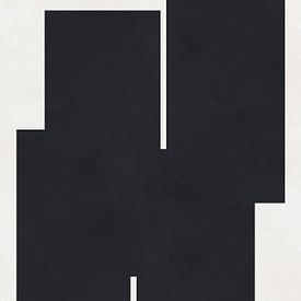 Black and white geometry 10 by Vitor Costa
