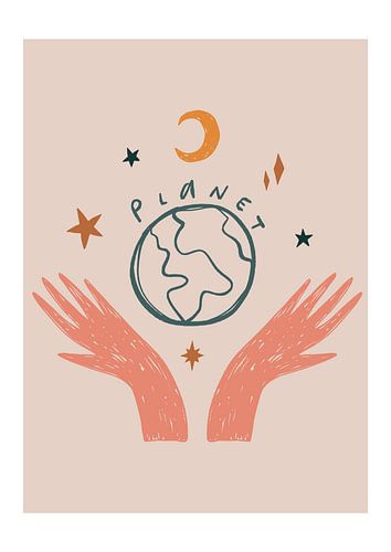 Illustration: "Die Erde gehört nicht uns, wir gehören der Erde"