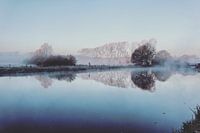 misty winter morning