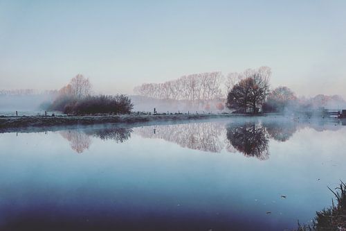 mistige winterochtend