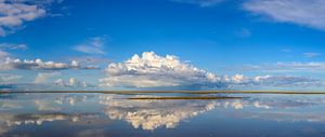 Strand von Texel mit herannahender Gewitterwolke in der Ferne von Sjoerd van der Wal Fotografie