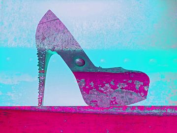 The pink shoe  by Gabi Hampe